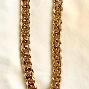 Chunky Gold Chain Necklace Star fish pendent adjustable extension chain